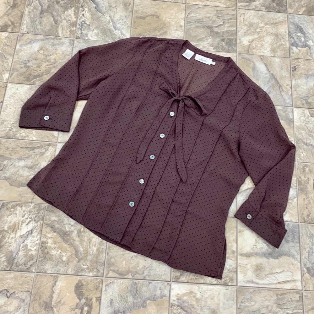 NAOMI Polka Dot Blouse